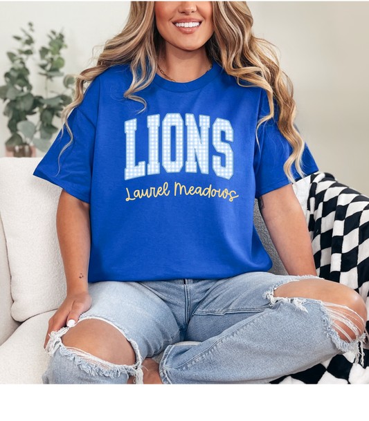 Pastel Gingham Mascot Tee