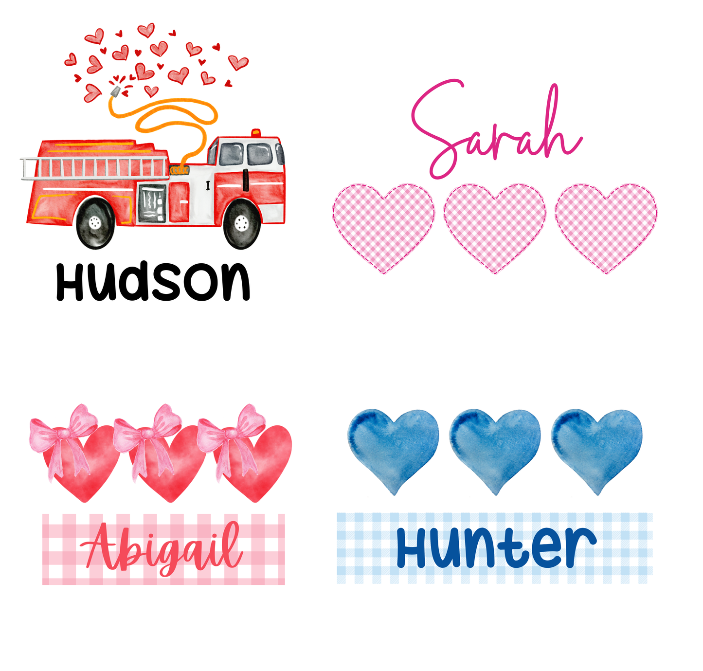 Personalized Valentine's Youth Tees