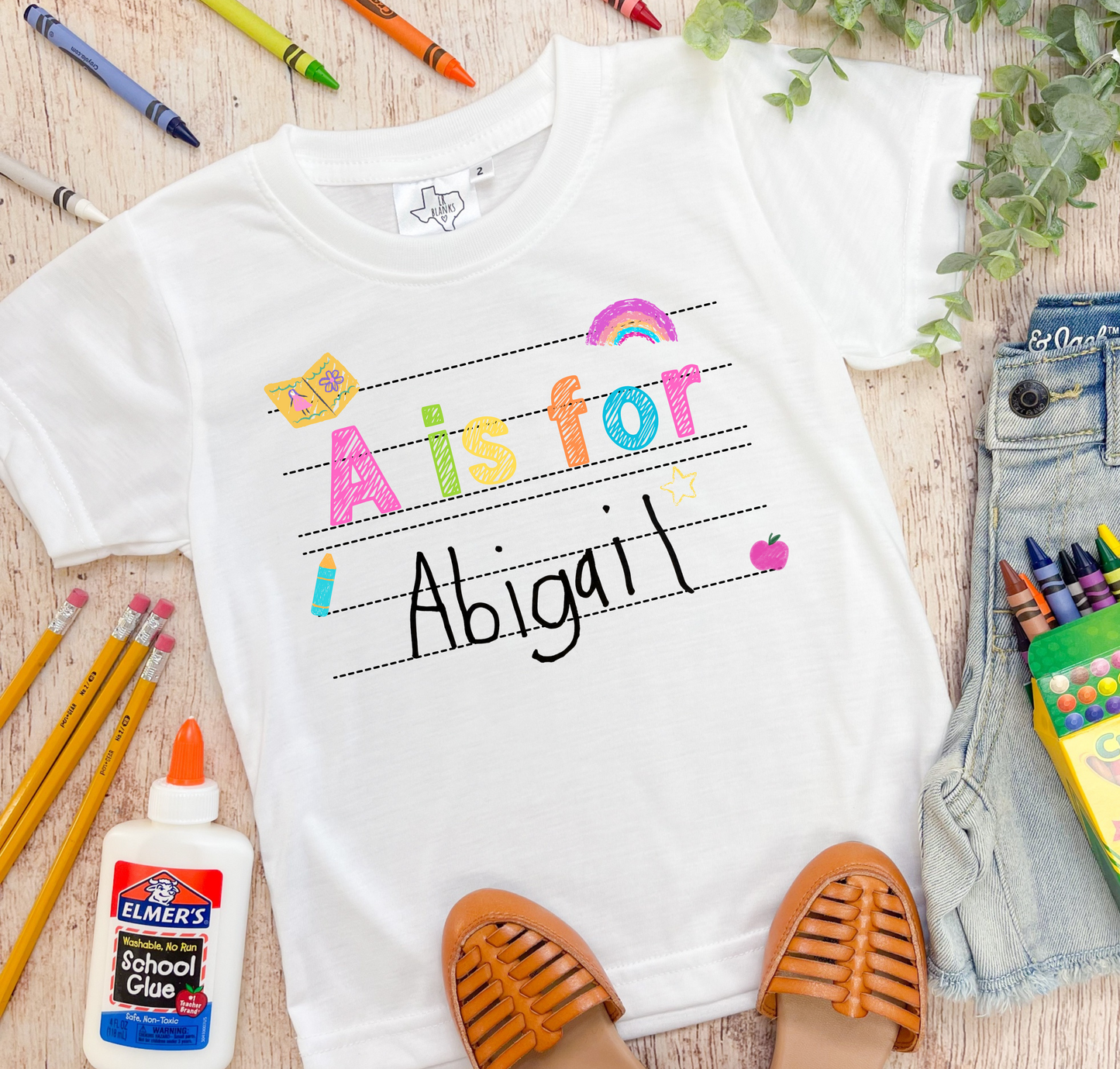Kids Handwritten School Tee
