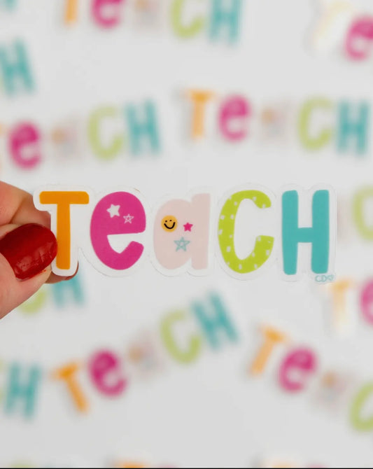 Teach sticker