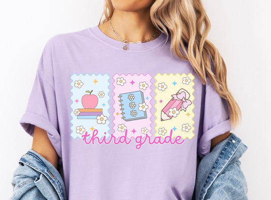 Preppy Pastel Grade Level Tee