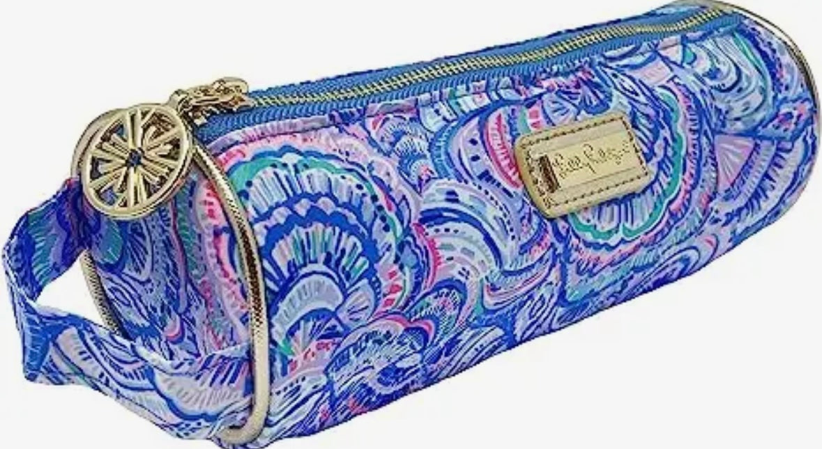 Lilly Pulitzer Pencil Pouch- Happy as a Clam