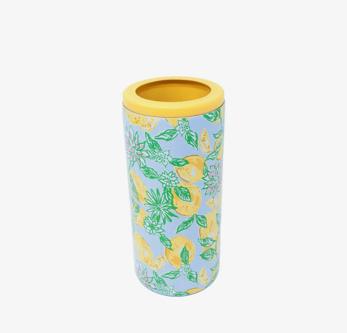 Lilly Pulitzer Skinny Can Cooler- Make Lemonade