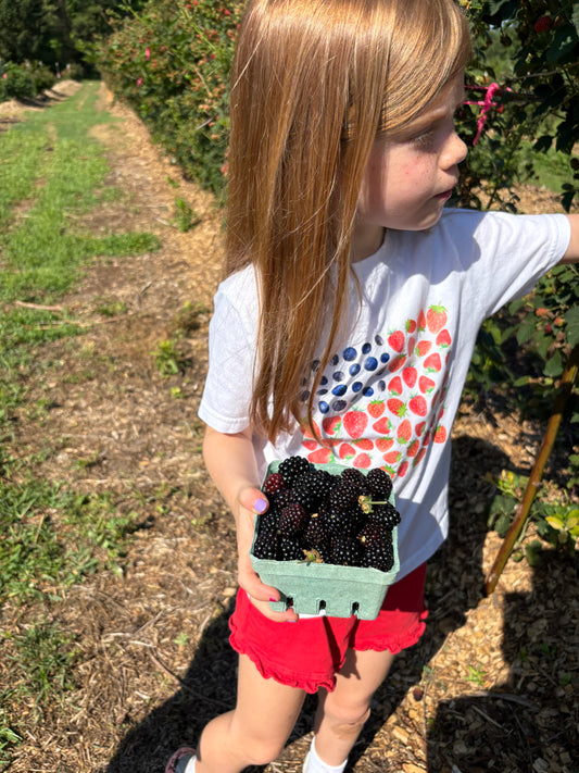 Berry Cute Flag Youth Tee