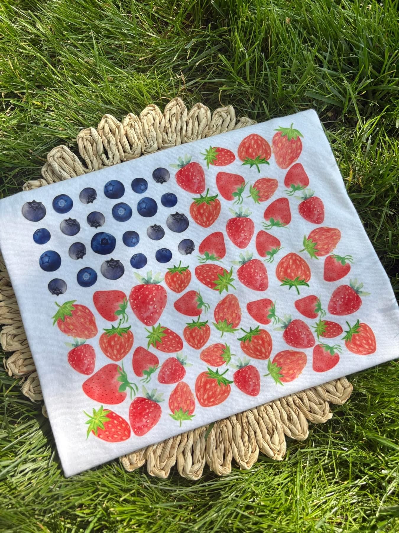 Berry Cute Flag Youth Tee