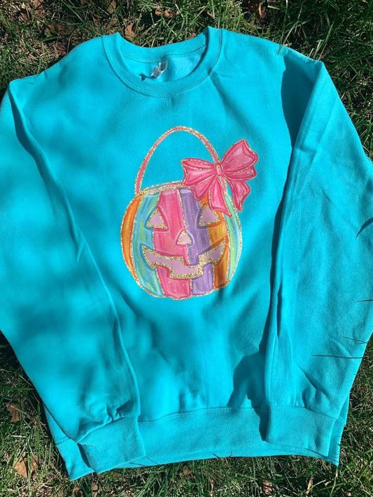 Colorful Halloween Bucket Tee