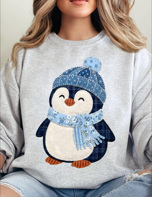 Patchwork Penguin Tee
