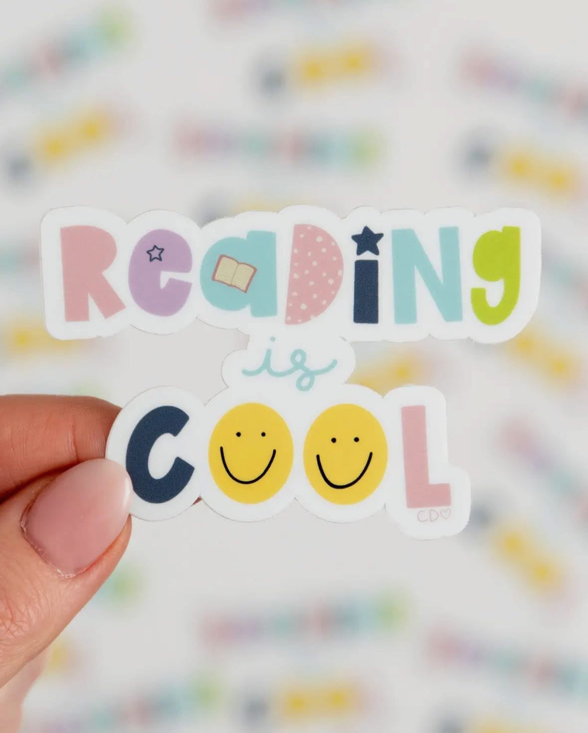 Reading is Cool sticker