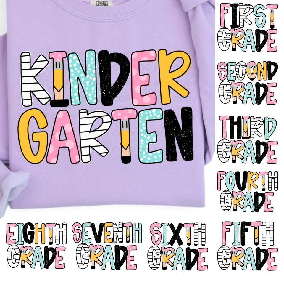 School Supplies Alpha Tee