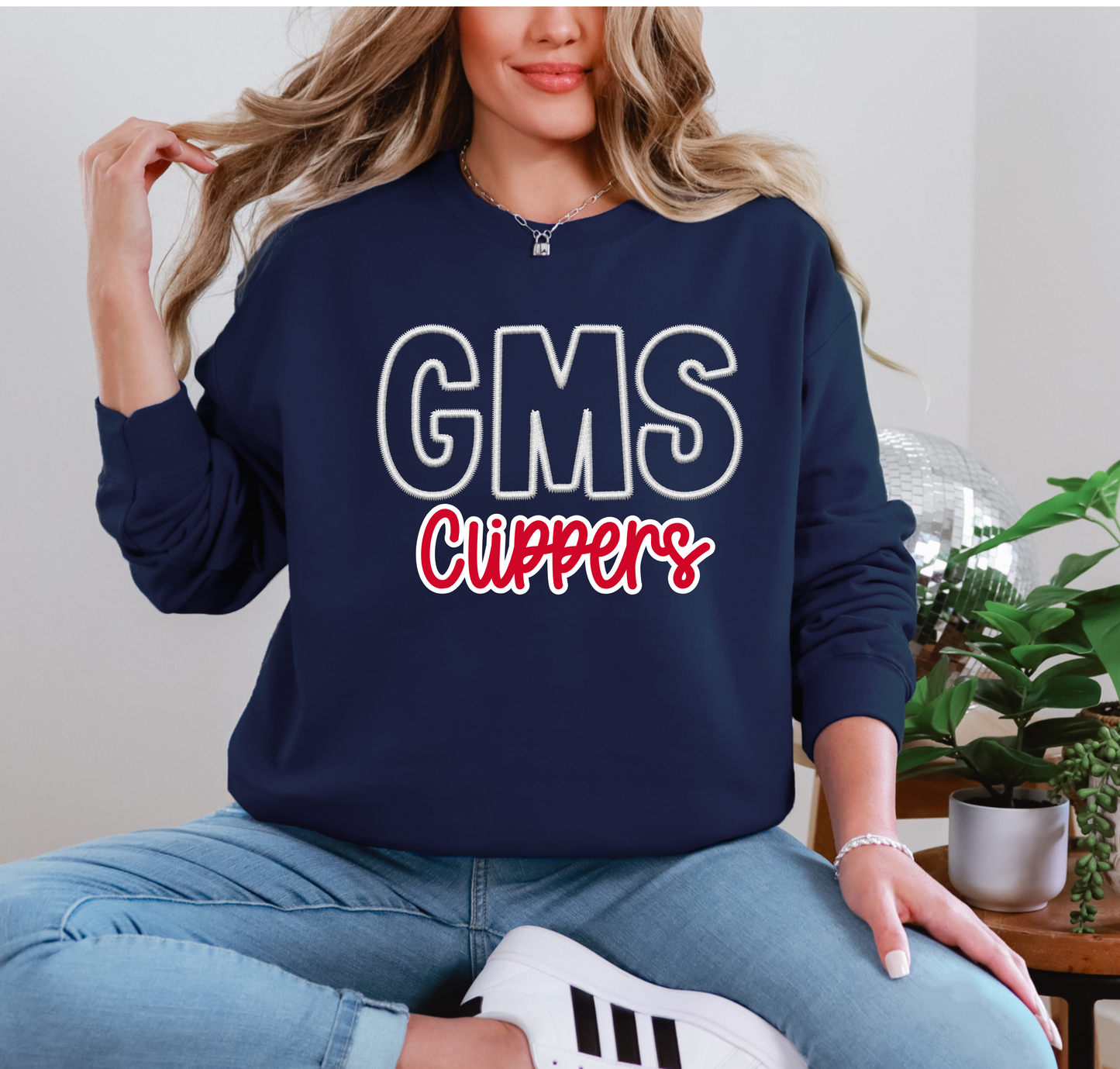 GMS Faux Embroidery Shirt