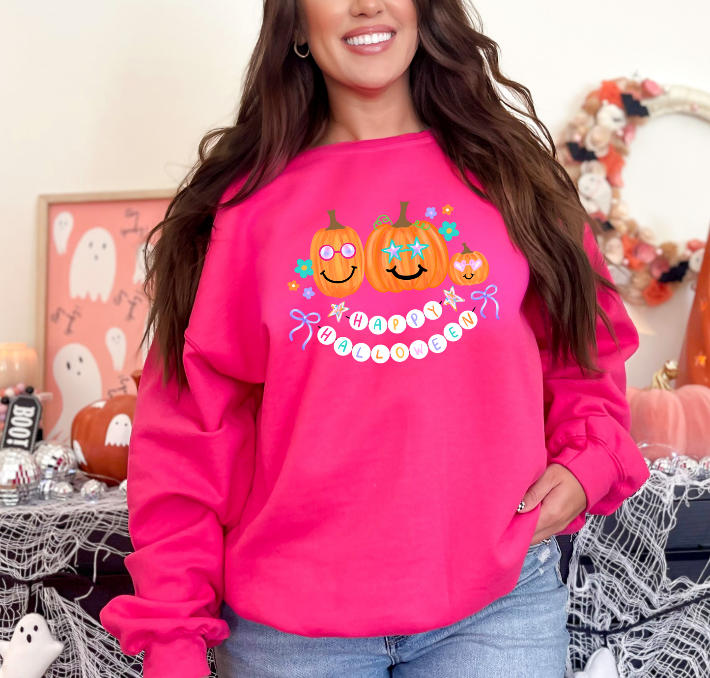 Happy Halloween Beads Tee