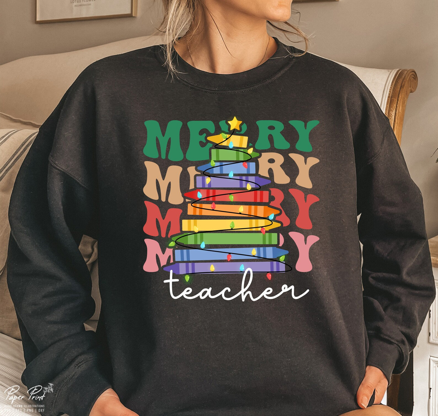 Merry Teacher Tee
