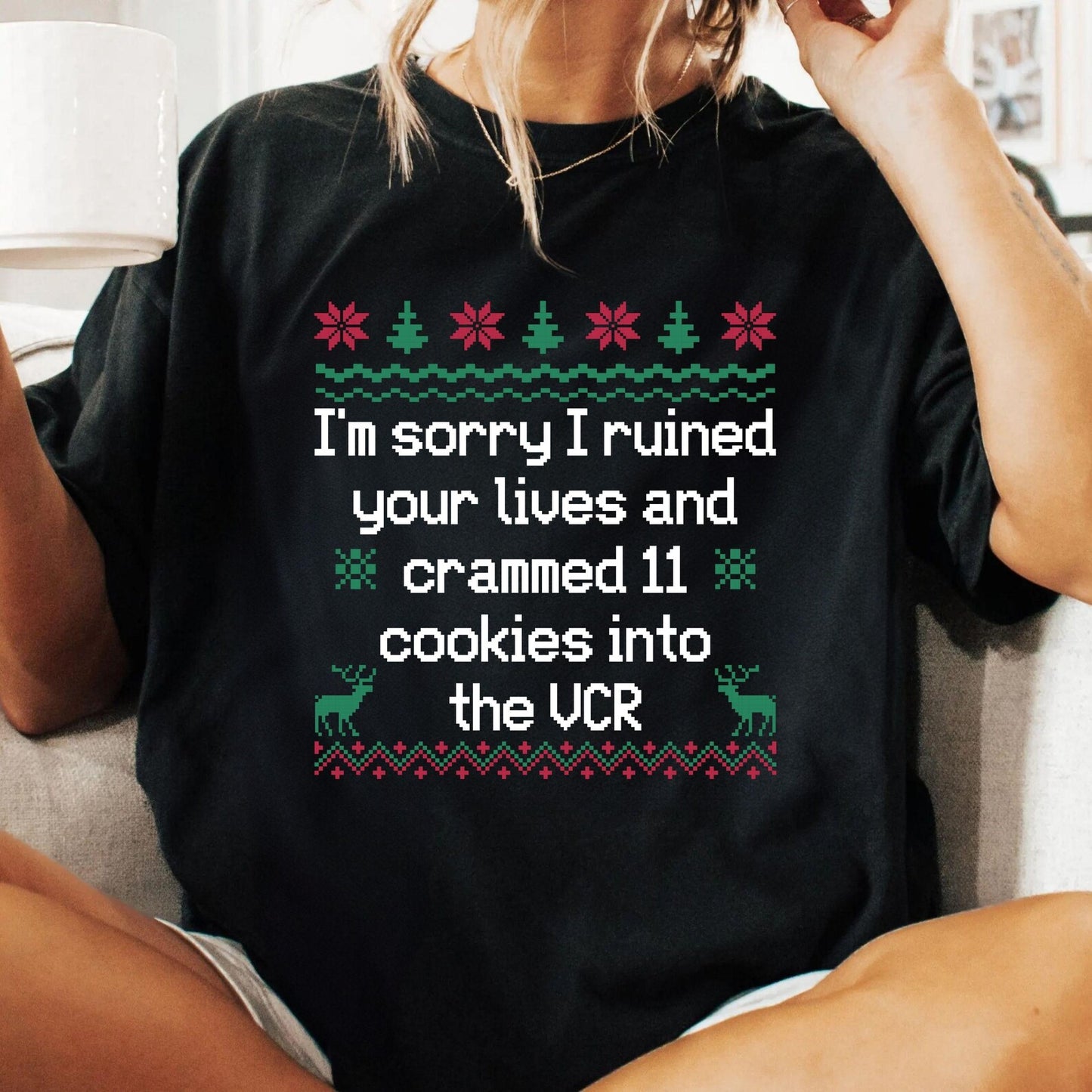 Funny Elf Christmas Tee