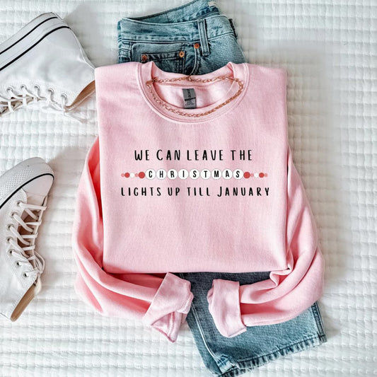 Leave the Christmas Lights Up Tee