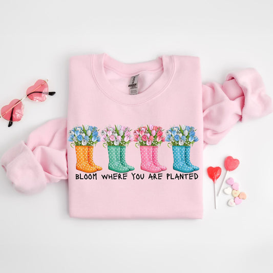 Bloom Where you Are Planted Tee
