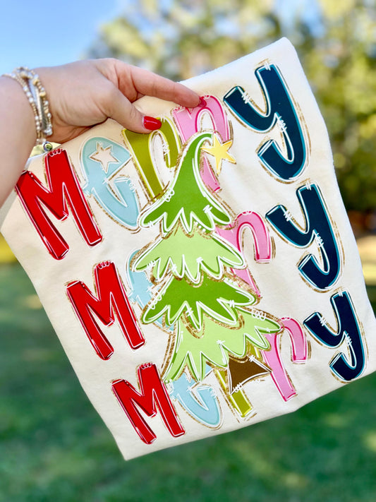 Bright Merry Trio Tee