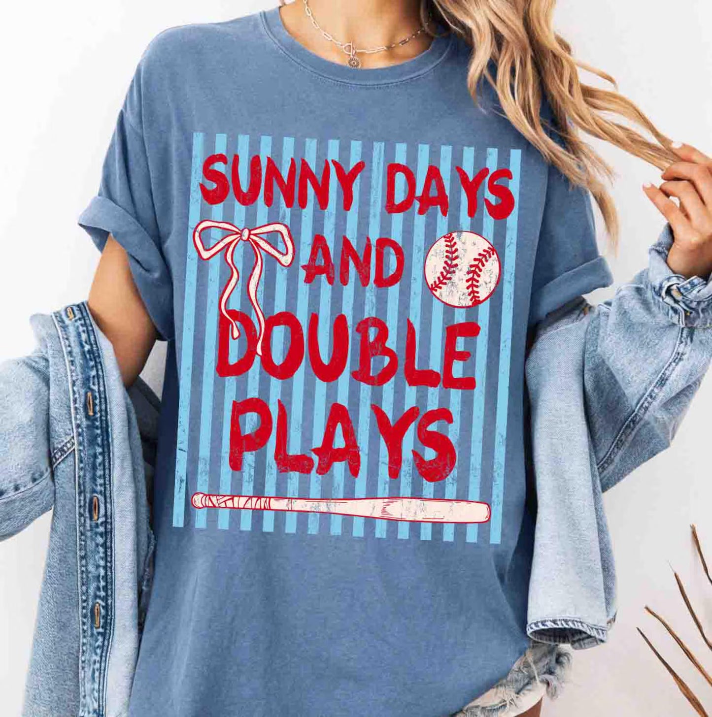 Sunny Days and Double Plays Tee