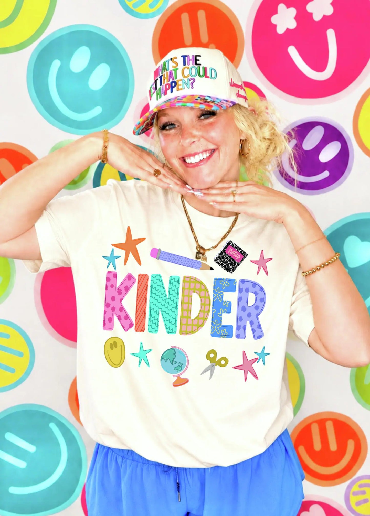 Colorful Doodle Grade Level Tee